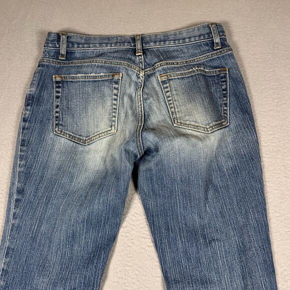Vintage Gap Women's Y2K Long and Lean Boot Cut Low Mid Rise Faded Jeans- Size 10 - Picture 7 of 8